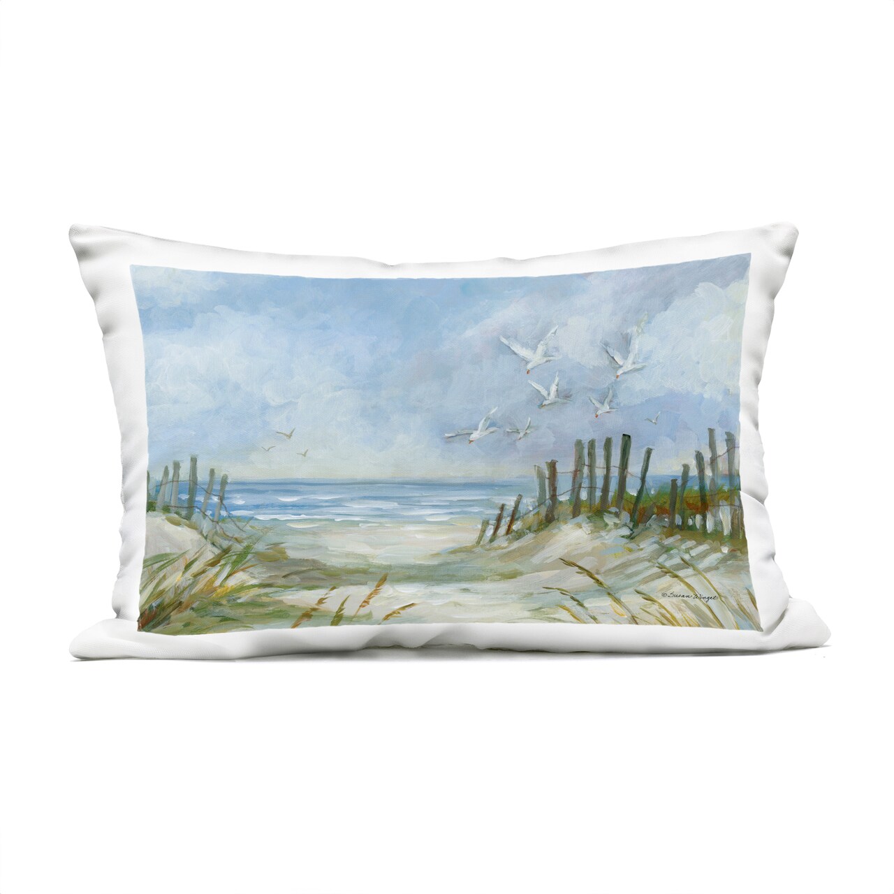 Stupell Industries Pathway Beach Grasses Outdoor Pillow, 14 x 7 x 20